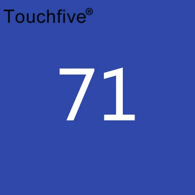 71 1 шт. TouchFive опционально 168 цветов эскизные маркеры на спиртовой основе маркеры цветной маркер набор художественные принадлежности ручка для школы - Цвет: 71