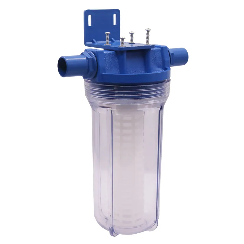 

1Pcs Family Garden Plastic Blue Poultry Pet Products Farm Animal Feed Veterinary Reproduction Filter Water Supply Equipment