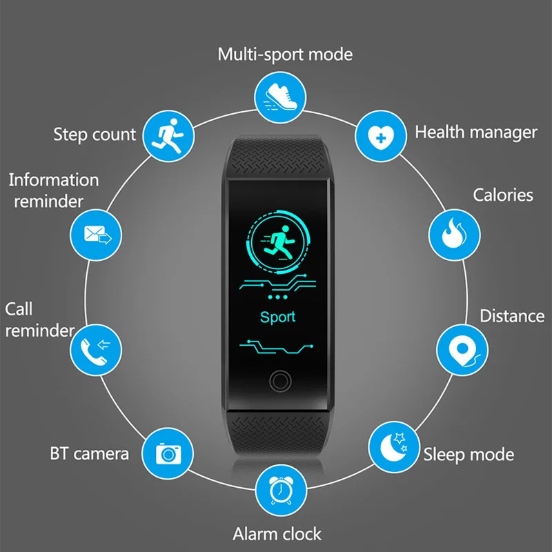 Smart Watch Blood Pressure Heart Rate Monitor Smartwatch IP68 Waterproof GPS Fitness tracker Watch Smartwatch Men Women Bracelet Smart Watch Blood Pressure Heart Rate Monitor Smartwatch IP68 Waterproof GPS Fitness tracker Watch Smartwatch Men Women Bracelet