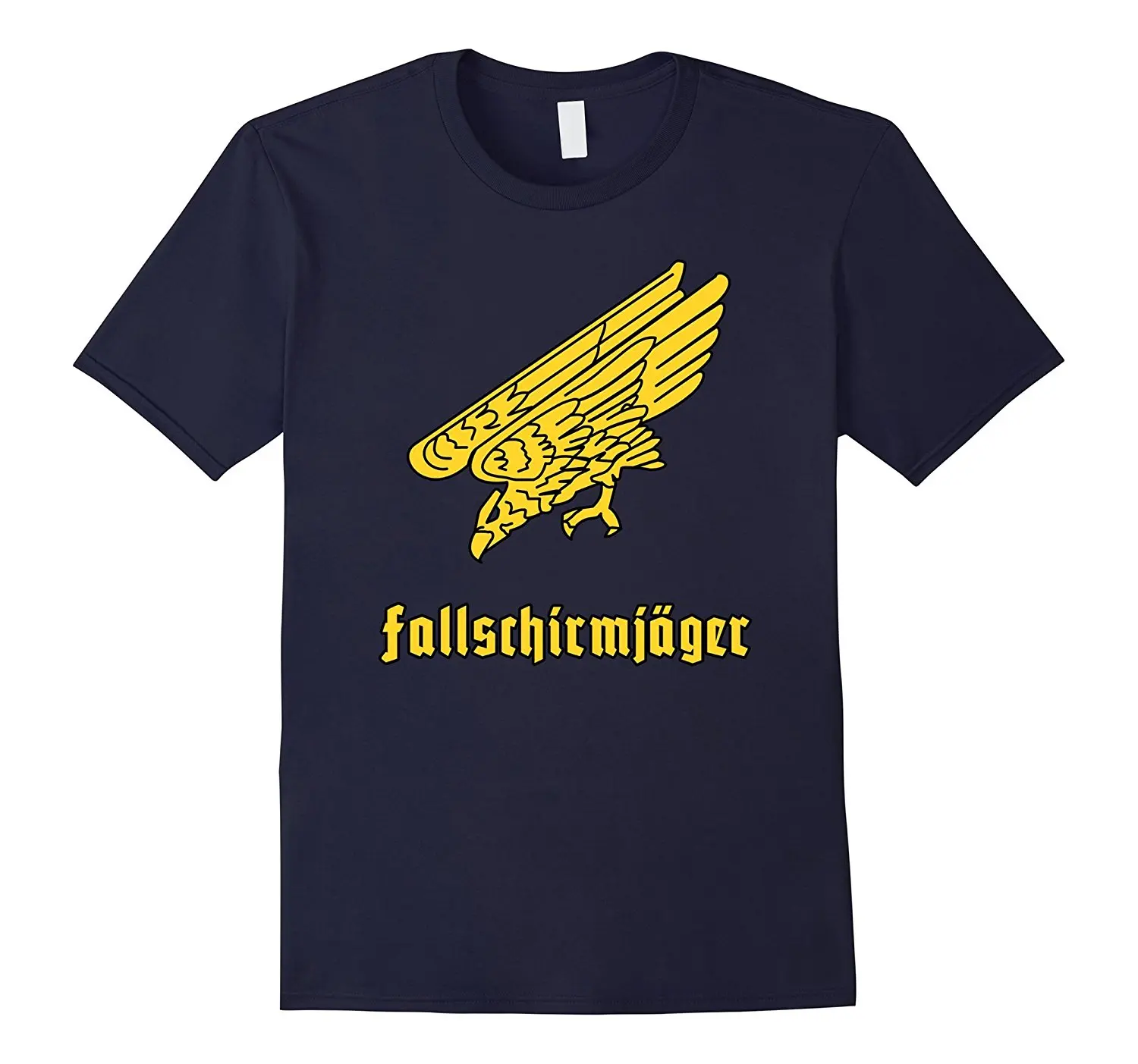 Мужская футболка из 100% хлопка немецкая Парашютная Fallschirmjager Eagle классная летняя