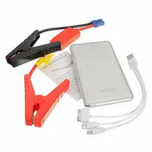 Новая Емкость 12 В бензиновый дизельный многофункциональный автомобильный стартер USB power Bank SOS Light 20000 мАч автомобильное зарядное устройство