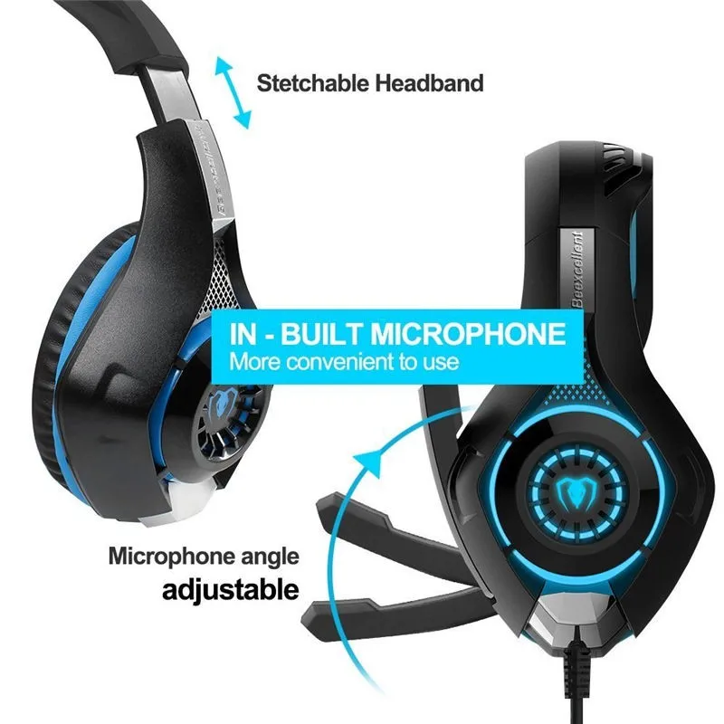 GM-1 Gaming Headset Игры Наушники с микрофоном для Компьютера xbox one PS4 PlayStation 4 ноутбука PC Gamer мобильного телефона