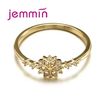 

Romantic Christmas Gifts for Lover 925 Sterling Silver 5A Grade Cubic Zircon Stone Promise Rings Silver and Gold Color Options