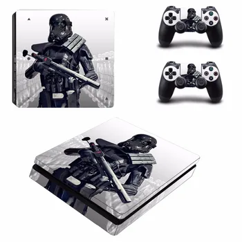 

New PS4 Slim Skin Sticker For Sony PlayStation 4 Console and Controller For Dualshock 4 PS4 Slim Sticker Decal - Star Wars