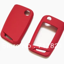 Жесткий Пластик дистанционного ключа Обложка Красный для Volkswagen для VW Гольф Mk7