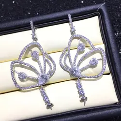 Новая мода Заводская цена высокое качество 925 серебро серьги гвоздики интимные аксессуары для женщин украшения подарок