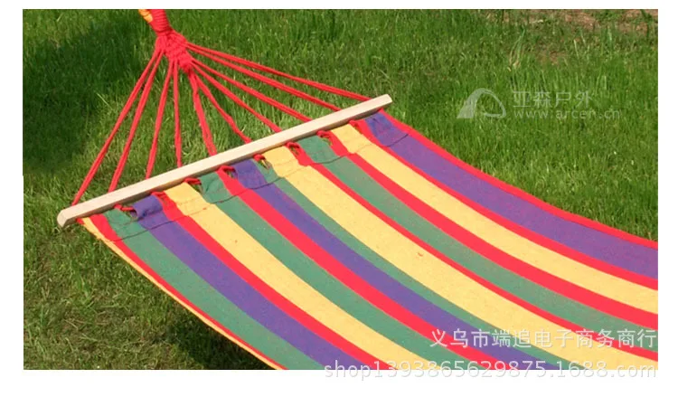 Цветной брезентовый гамак для отдыха на открытом воздухе, одноместная кровать, гамак для отдыха, гамак, мебель для спальни