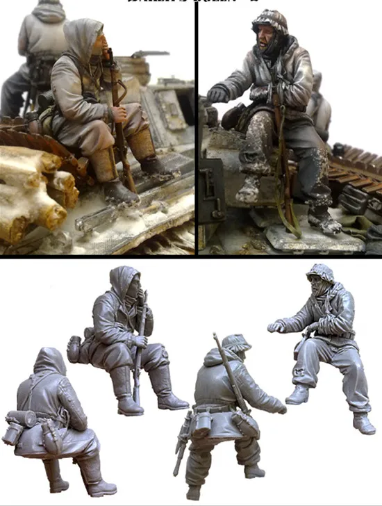 

1/35 Resin Figure Model Kit Unassambled Unpainted E27