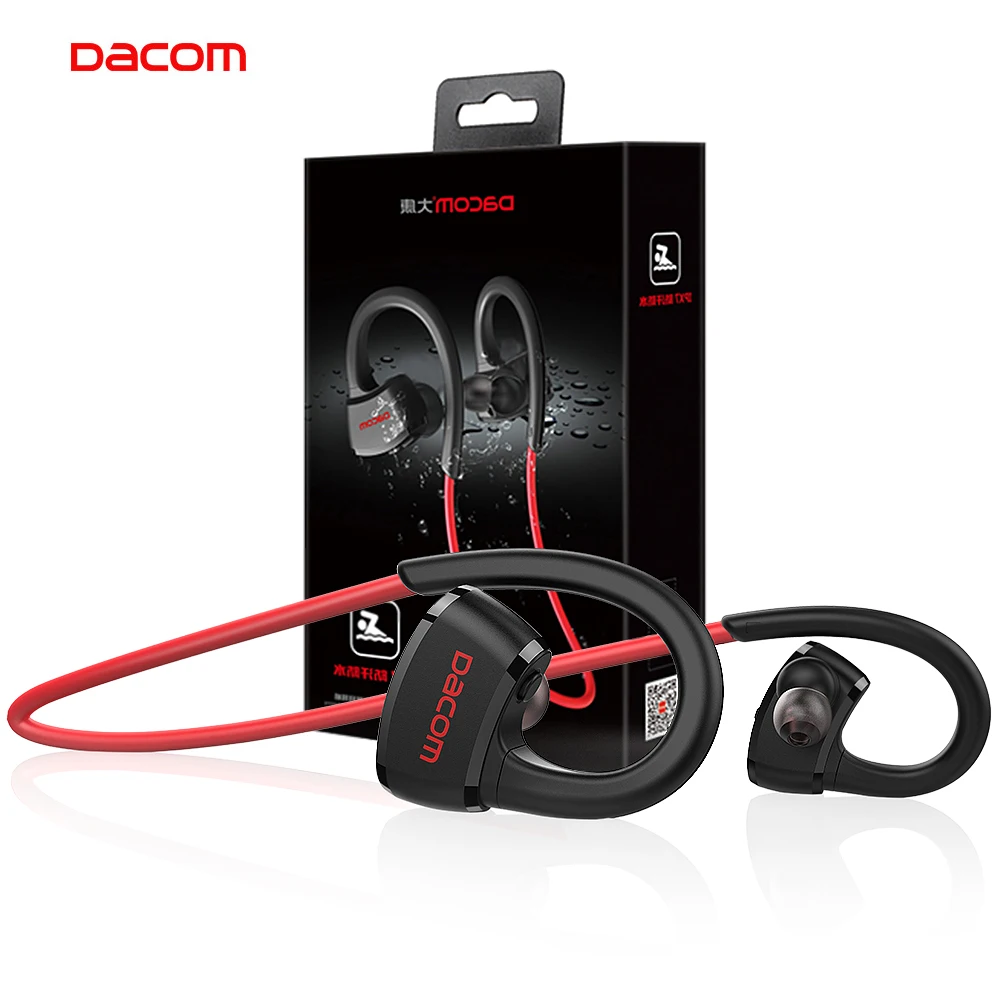 

DACOM P10 Sport Bluetooth Headphone MP3 Player IPX7 Waterproof Running Wireless Earphone Stereo Earbuds Headset with Microphone