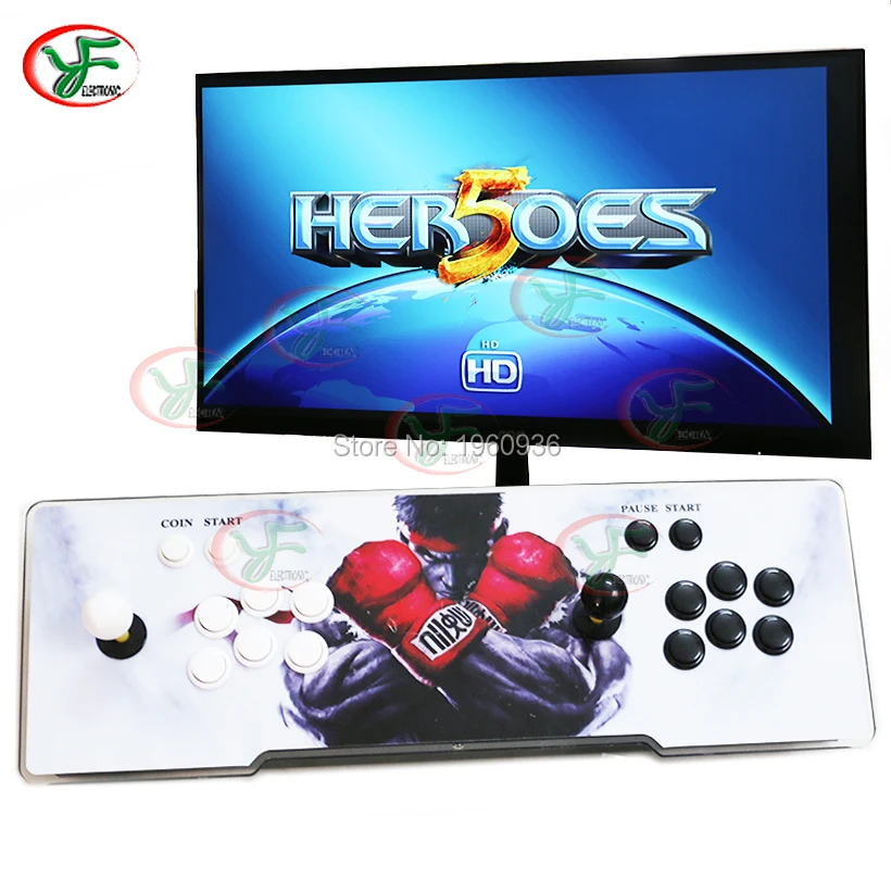 2020 в 1 Игровая приставка HEROES 5 HDMI/VGA выход Jamma шкаф уличные бойцы Видео домашняя