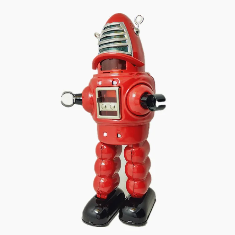 Взрослая Коллекция Ретро заводная игрушка металлическая Оловянная пуля робот Механическая игрушка заводные игрушечные фигурки модель Детский Рождественский подарок