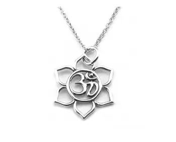 

SanLan 12pcs Lotus Flower Pendant Necklace