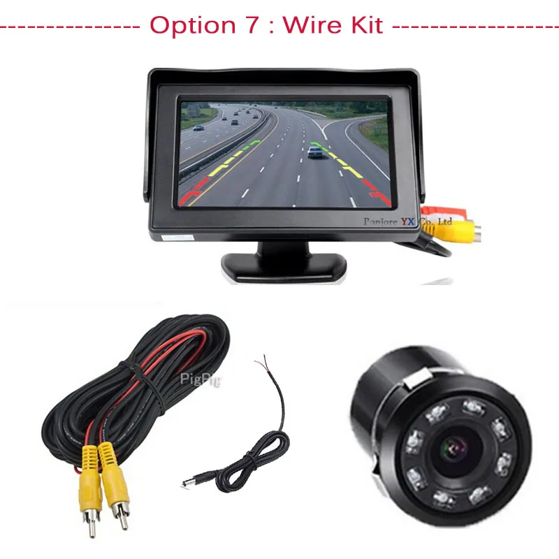 4.3inch TFT +18.5 camera