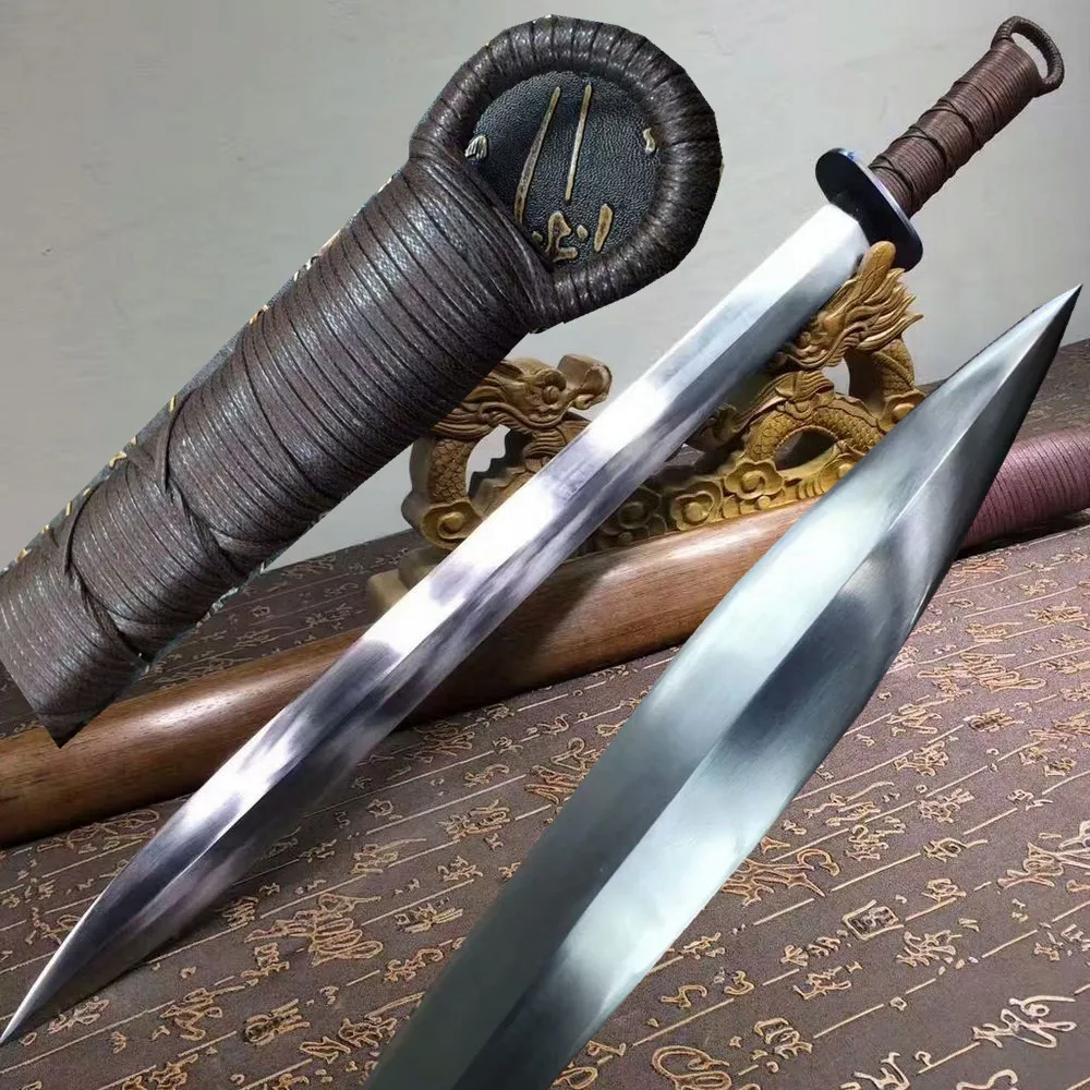 Китайский Меч кунг фу Katana Hungting Knife Sharp High клинок из марганцевой стали твердая