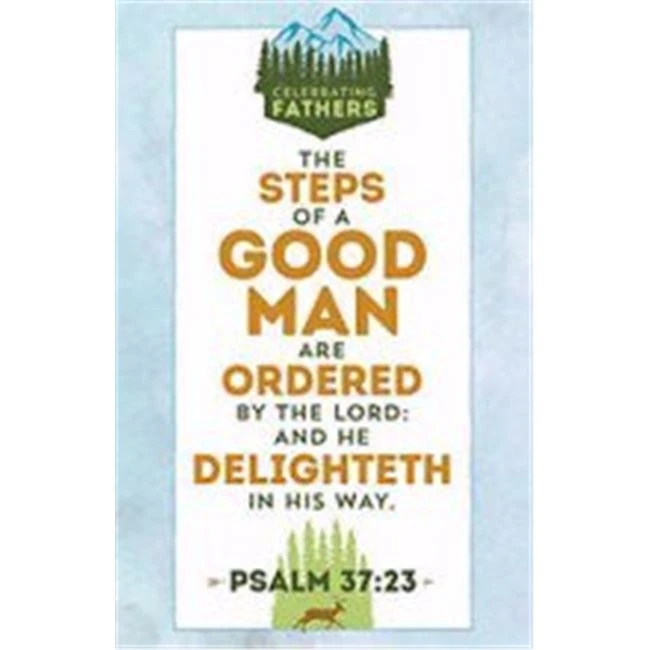 B & H Publishing Group 197561 The Steps of a Good Man Celebrating Fathers Bulletin