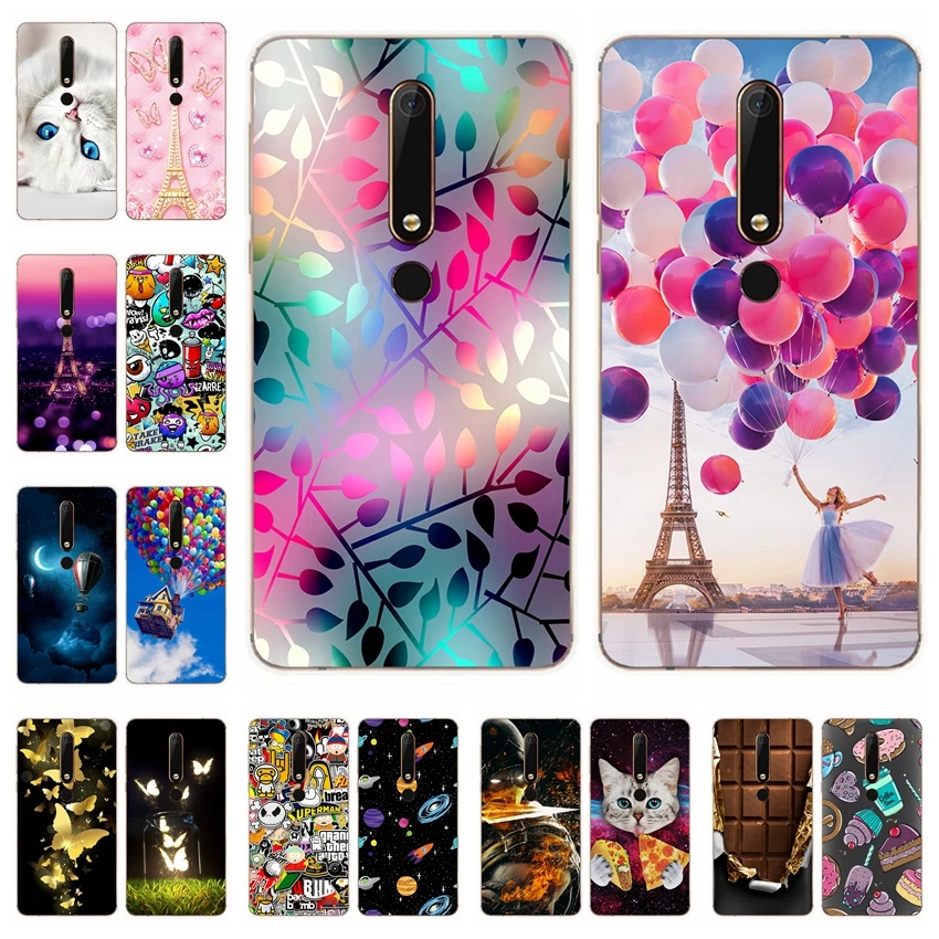 Case For Nokia 6 2018 Case 5.5' Cover Soft Silicone Back Cover For Nokia 6.1 Case Paint Coque Fundas For Nokia6 2018 Phone Cases Case For Nokia 6 2018 Case 5.5' Cover Soft Silicone Back Cover For Nokia 6.1 Case Paint Coque Fundas For Nokia6 2018 Phone Cases