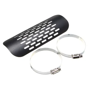 

Motorcycle Exhaust Muffler Pipe Heat Shield Cover For Chopper Cruiser