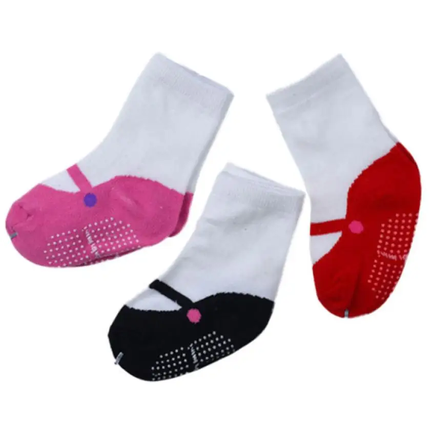 

children socks anti slip 3 pair new born baby clothes boys girls rubber sole socks newborn winter wear cosas para bebes nice