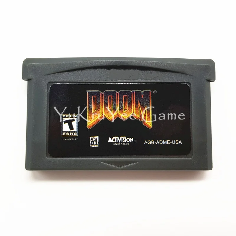 Doom серии видеоигры карты памяти картридж для 32 бит консоли аксессуары английский язык - Цвет: Doom US