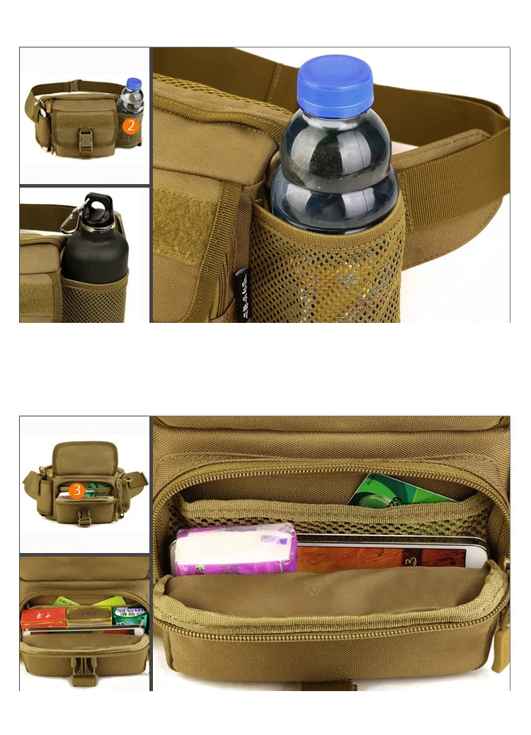Два ремешка, водонепроницаемая Мужская поясная сумка, нейлоновая поясная сумка, мужская сумка для путешествий на открытом воздухе, спортивная сумка на плечо, сумка на плечо, сумка на пояс