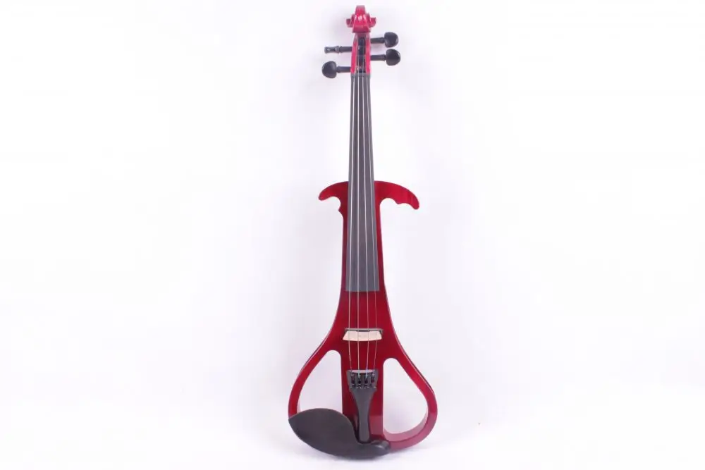 

3# one 4 string Red color Solid wood electric violin