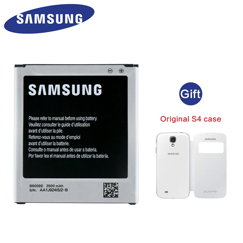 samsung S4 Батарея для Galaxy S4 i9500 i9505 i337 i545 i9295 e330s B600BE 2600 мАч с NFC