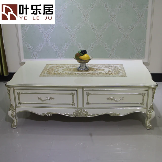 European Style Living Room Coffee Table Paint Oak Drawer A European Style Living Room Coffee Table Paint Oak Drawer A Few New Large Rectangular