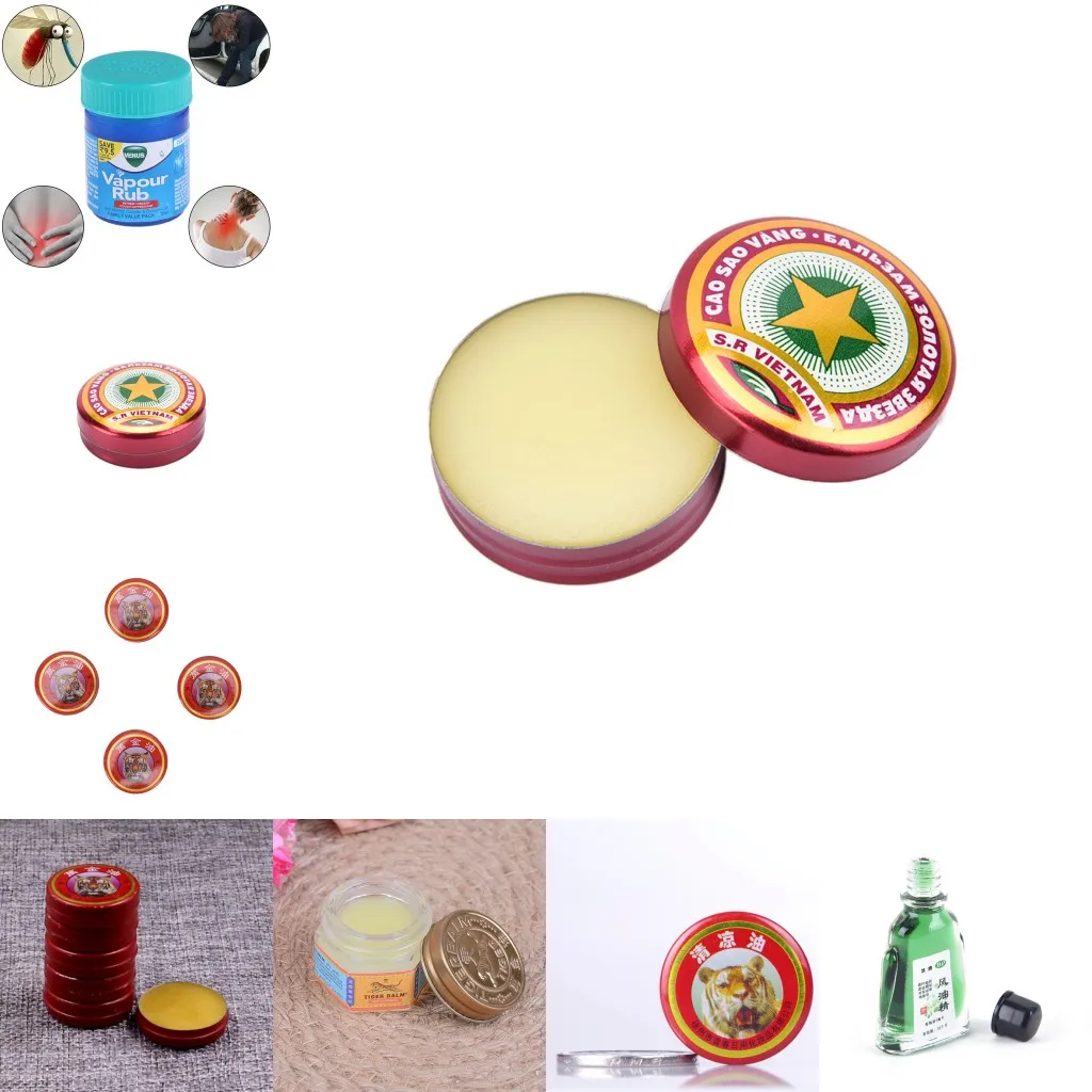 Бальзам Golden Star мазь для стимуляции насекомых тепловой тигровый эфирный масляный