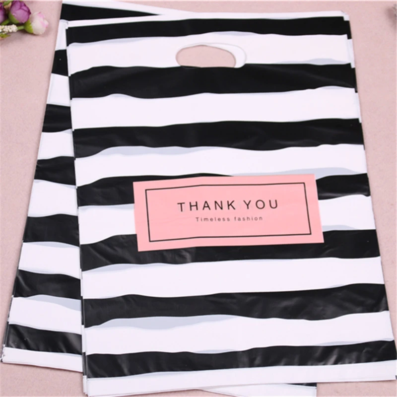 Bolsita de plástico Zakjes de lujo para ropa, bolsas de embalaje de regalo agradecimiento, 35x45cm, 50 unids/lote|Envoltorios y bolsas de regalo| - AliExpress