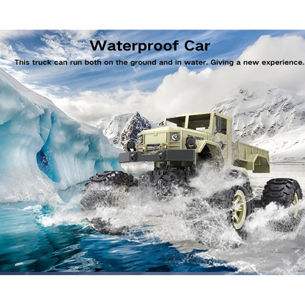 Водонепроницаемый дизайн RC автомобили 1/12 Гусеничный пустынный грузовик