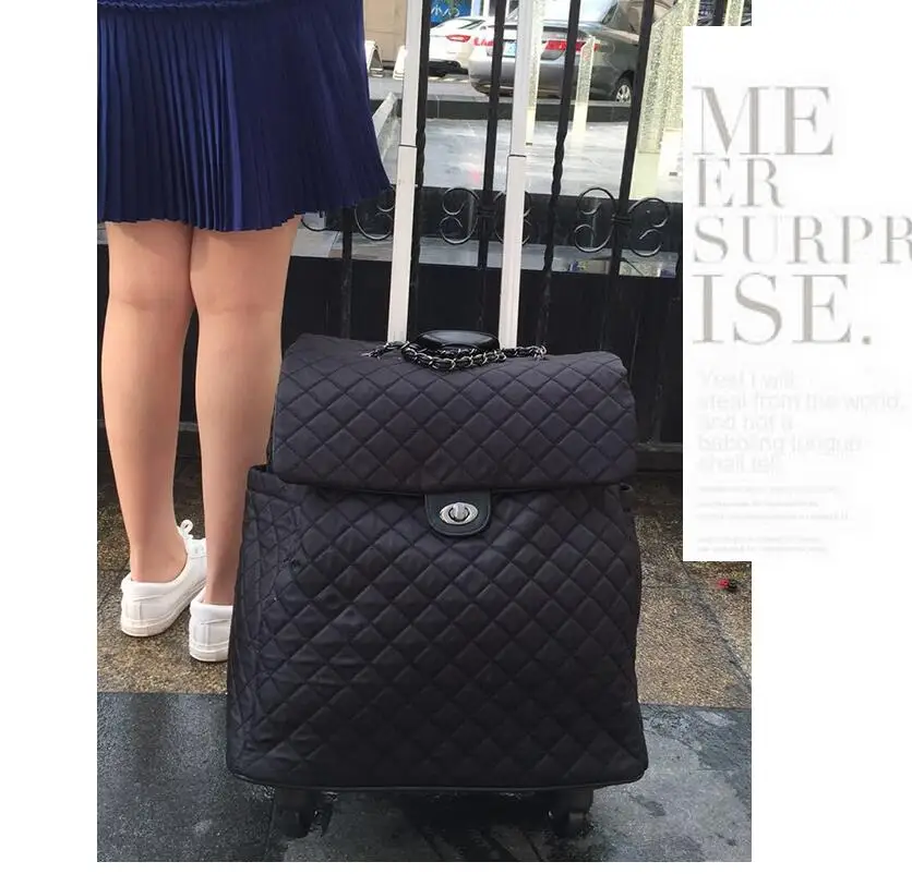 Брендовая женская сумка для багажа на колесиках, сумки для путешествий на колесиках, сумка для багажа на колесиках для женщин, чемодан на колесиках, сумки на колесиках