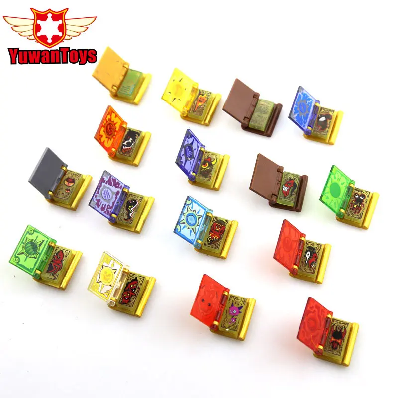 Luminous 16Pcs lot Nexus Knights Jestro Magic Books font b Toys b font Building Blocks Mini