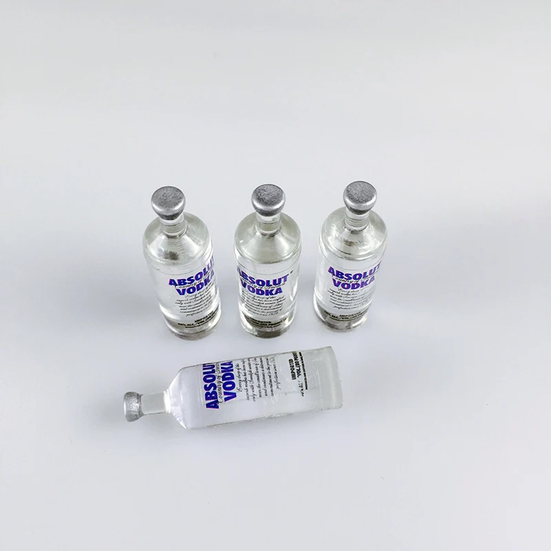 4PCS 1/6 Scale Dollhouse Miniature Wine Bottles Vodka Drinks Model Pretend Play Doll Food for Pullip blyth Doll doll accessories doll clothes doll clothes accessories plush doll accessories doll shoes barbie doll clothes doll eyes doll eyewear accessories doll wigs glass doll eyes