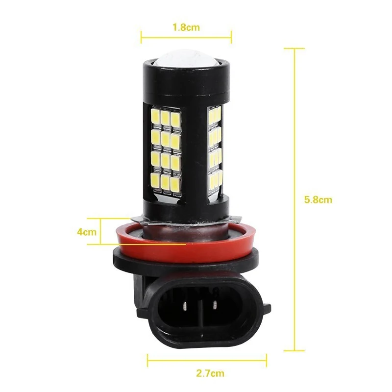 1 пара автомобисветодиодный светодиодные лампы 4 Вт H8 H11 6500K 42SMD|Фара для авто в