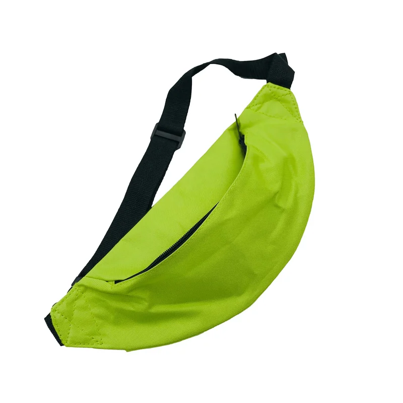 

2018 New Fashion Women Waist Bag Colorful Unisex Waist Packs Handy Fanny Pack Waistbag Belt Zipper Pouch Bags Female Bolsa Green