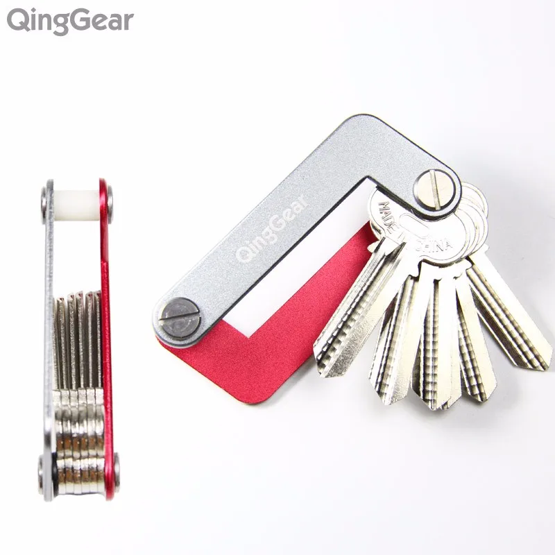 QingGear OKEY Advanced Key Organizer дорожные наборы ключей легкий вес быстро и легко открываются двери держатель для ключей папка ключи Бар Инструмент