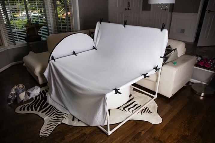 Background Stand PVC Pipe Booth Baby Photo Shoot For Studio Flokati Newborn Photography Props Baske