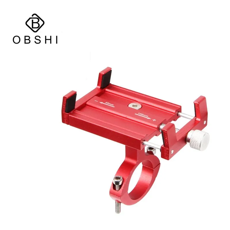 

New Aluminum Bicycle Phone Holder For 3.5-6.2 inch Smartphone GPS Support Adjustable Bike Phone Stand Mount Bracket Accessories