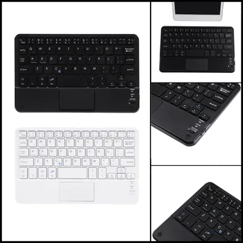 

ZELOTES Portable 9Inch Wireless Mini Bluetooth3.0 Keyboard Touchpad Support Android For Computer Laptop Office Home Work YE