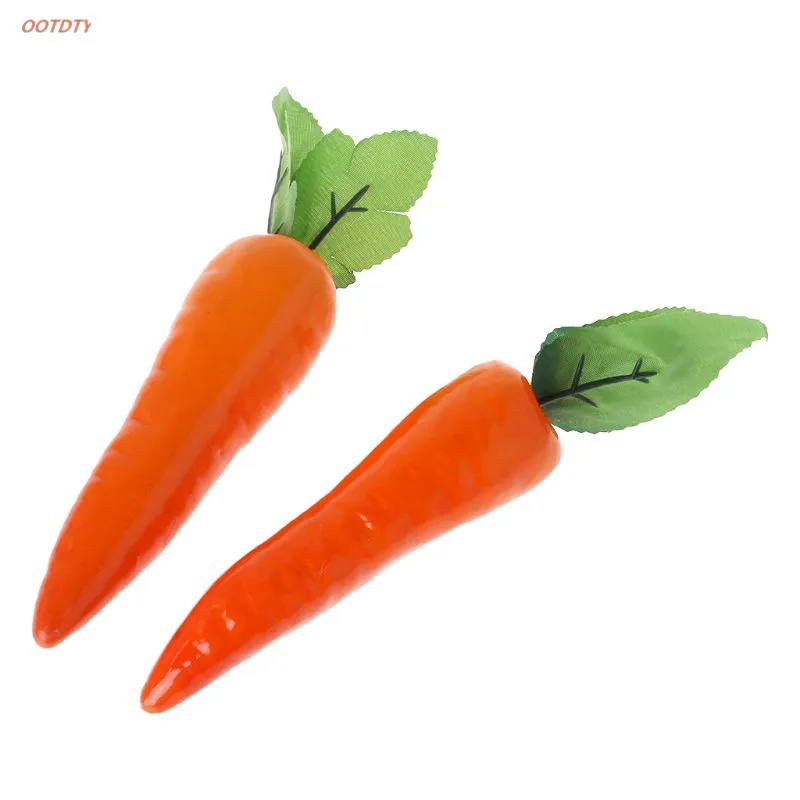 

Lifelike Artificial Carrot Simulation Fake Vegetable Photo Props Home Kitchen Decoration Kids Teaching Toy