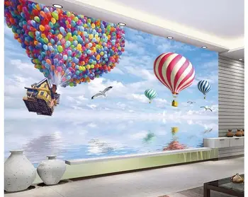 

3D wallpaper custom mural non-woven wall paper Children cartoon The illusion world 3 d setting wall free shipping