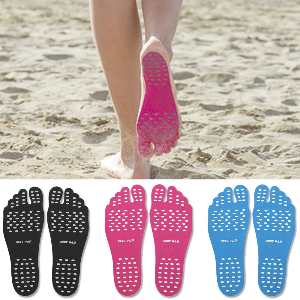 

2 PCS/Pair Soft Adhesive Foot Pads Feet Stickers Stick On Soles Flexible Feet Protection Home Beach Protection Supplies S-XL1.11