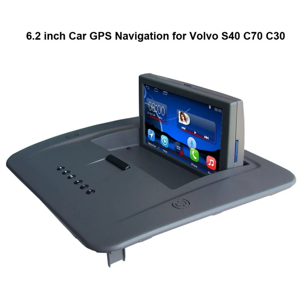 Cheap 6.2 inch Android 7.1 Capacitance Touch Screen Car Media Player for VOLVO S40,C30,C70 GPS Navigation Bluetooth Video player 5