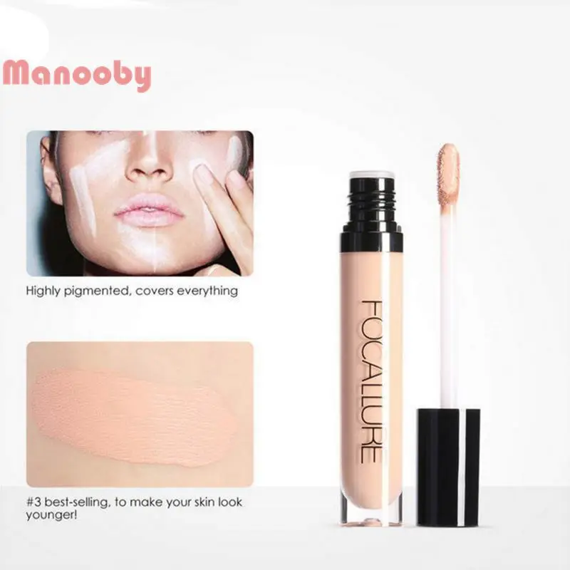 

Manooby Newly Concealer Liquid Makeup Corretivo Maquiagem High Pigment Full Coverage Blemish Concealer Nutural Matte Finish