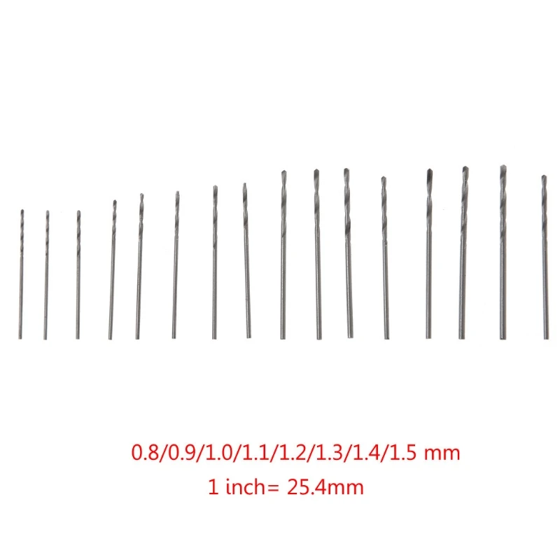 Mini Electric Hand Drill Small 12V Motor + 0.8-1.5mm Twist Drill Bit Rotary Tool
