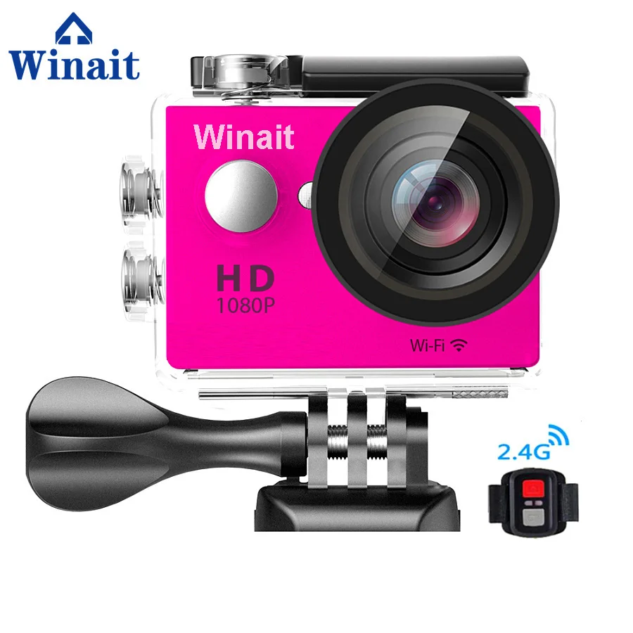 Winait Full HD 1080 P водонепроницаемый экшн-камеры, Mini Wi-Fi Цифровая видеокамера Mini DV