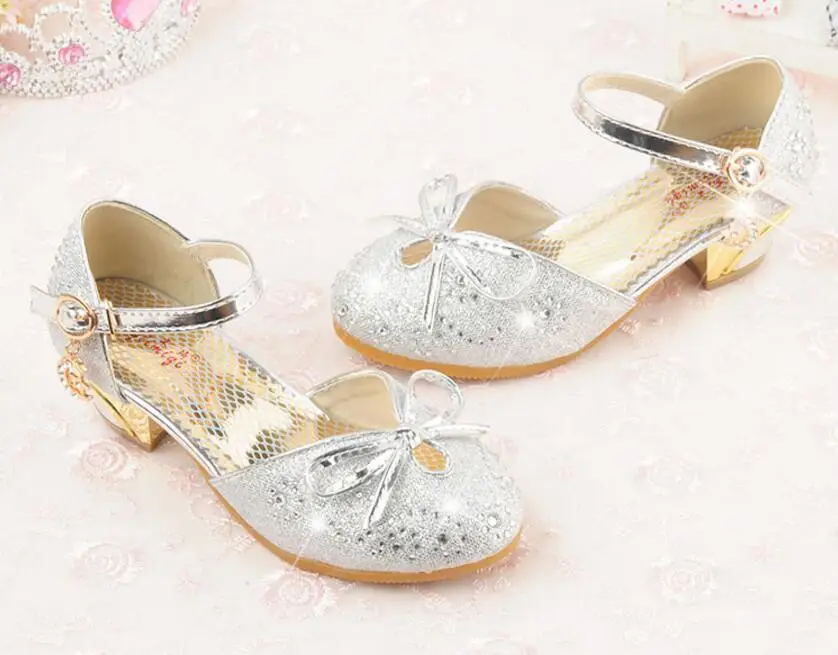 Children's high-heeled sandals-12