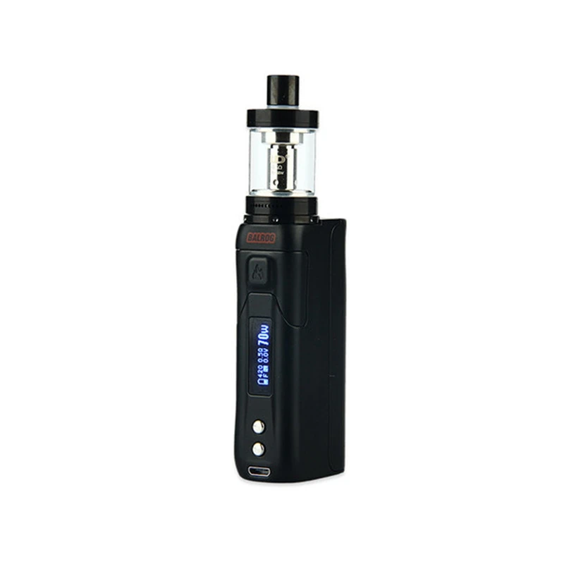 

Electronic Cigarette UD Balrog 70w TC Kit 3.0ml Adjustable Airflow Control Atomizer with 70W Balrog TC Mod vs Eleaf istick pico