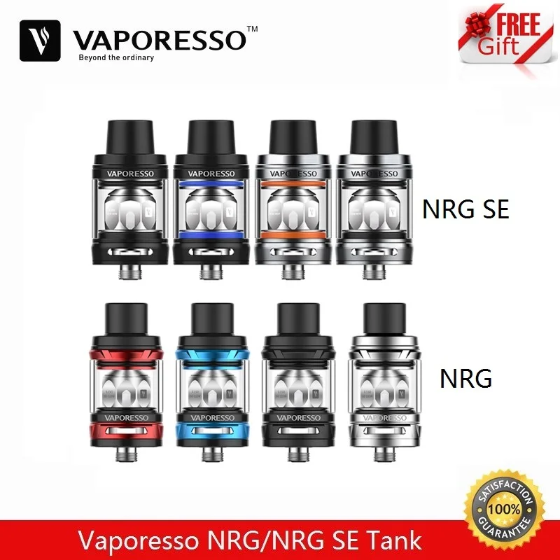 

Original Vaporesso NRG 5ml Tank for Revenger X Mod NRG SE 3.5ml for Swag Box Mod Vape Tank Vaporizer Atomizer Vapor with GT Coil