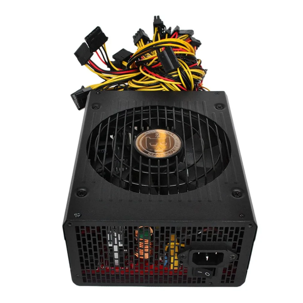 عالية الكفاءة تقييما 1800 W آمنة مستقرة امدادات الطاقة للتعدين ماكينة عامل المناجم مع انخفاض الضوضاء التبريد مروحة للكمبيوتر ويندوز